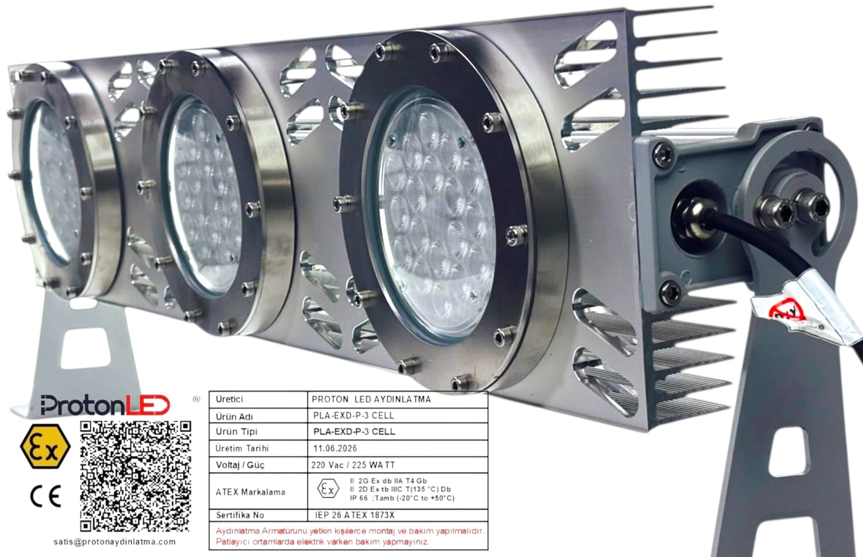 PLA-EXD-3 CELL-225 WATT  ZONE-1