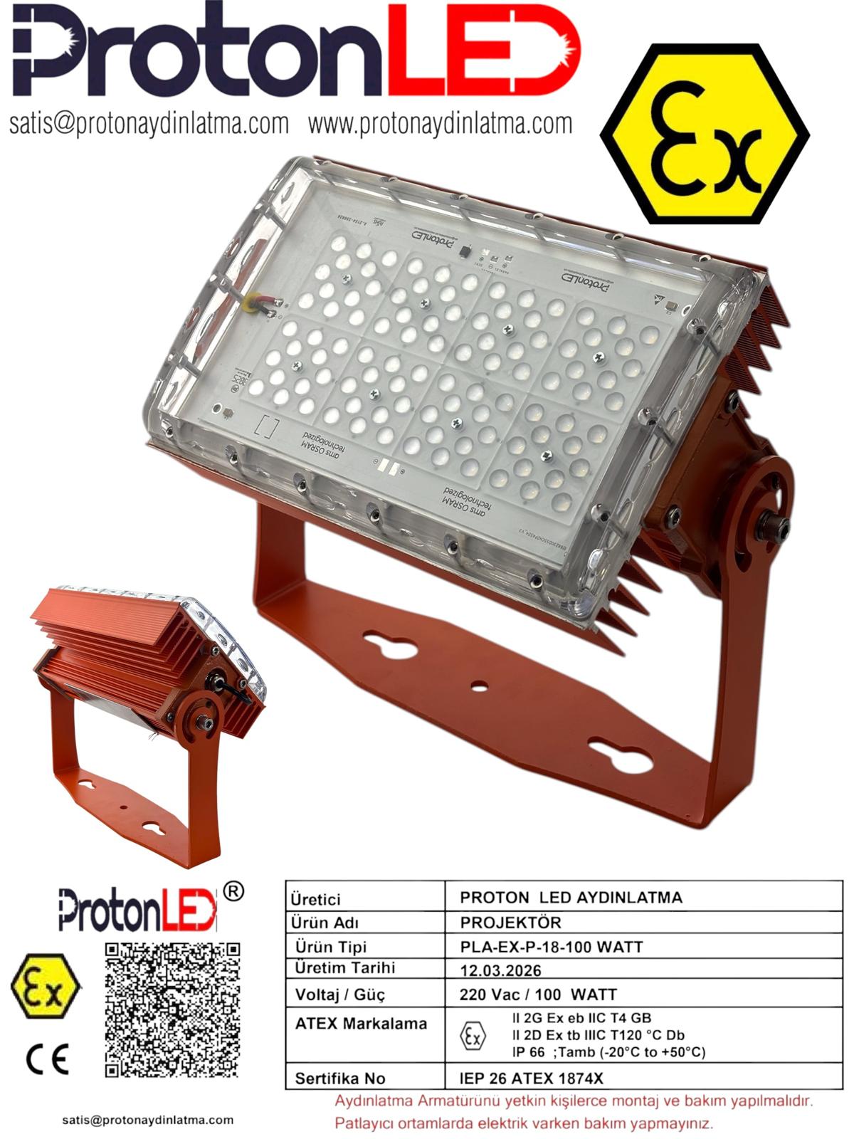 PLA-EX-P18-100 WATT  ZONE-1