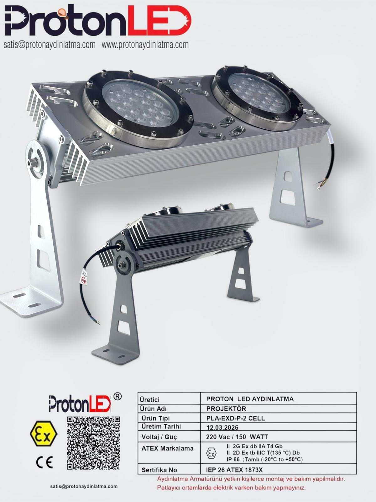 PLA-EXD-2 CELL 150 WATT  ZONE-1